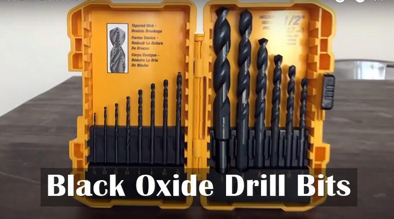 black oxide vs titanium drill bits